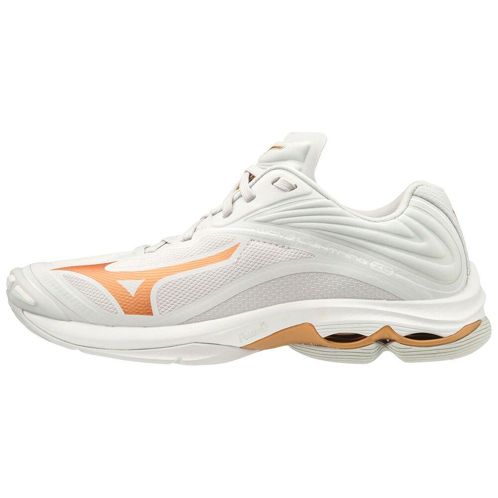 Men's Mizuno Volleyball Shoes White Wave Lightning Z6 Shoes - V1GC200052